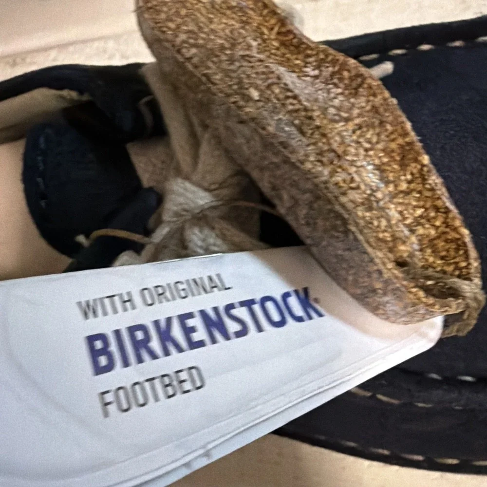 Birkenstock Men's Pasadena Suede Leather Loafers NEW Dark Blue EU 41 W10 M8